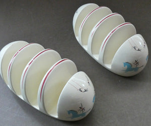 1950s Beswick CIRCUS PATTERN Ceramic Toast Rack