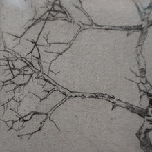 Load image into Gallery viewer, Strange 1930s Etching Featuring Winged Imps by Doris Boulton-Maude. Entitled "The Dead Tree.
