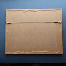 Load image into Gallery viewer, GEORGIAN PRINT. JAMES GILLRAY. Satirical Print. Malagrida &amp; Conspirators, Consulting The Ghost of Oliver Cromwell. Hand Coloured Etching, 1782. FRAMED
