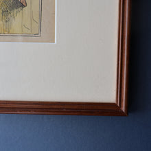 Load image into Gallery viewer, GEORGIAN PRINT. JAMES GILLRAY. Satirical Print. Malagrida &amp; Conspirators, Consulting The Ghost of Oliver Cromwell. Hand Coloured Etching, 1782. FRAMED
