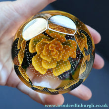 Load image into Gallery viewer, Scottish CAITHNESS GLASS Paperweight (2003) Entitled GLOBAL BEAUTY. Limited Edition of 500
