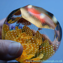 Load image into Gallery viewer, Scottish CAITHNESS GLASS Paperweight (2003) Entitled GLOBAL BEAUTY. Limited Edition of 500
