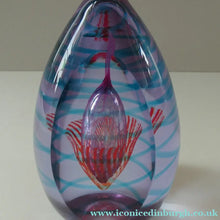 Load image into Gallery viewer, Vintage SCOTTISH Caithness Glass Paperweight: SHOOTING STAR by Alastair MacIntosh; 2003
