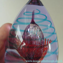 Load image into Gallery viewer, Vintage SCOTTISH Caithness Glass Paperweight: SHOOTING STAR by Alastair MacIntosh; 2003
