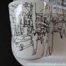 Load image into Gallery viewer, 2003 Marimekko Ceramic Beakers and Matching Tray. Hetkia (Moments) Design by Maija Louekari - European Ceramics
