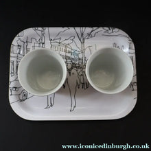 Load image into Gallery viewer, 2003 Marimekko Ceramic Beakers and Matching Tray. Hetkia (Moments) Design by Maija Louekari - European Ceramics
