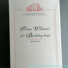 Load image into Gallery viewer, STEIFF LIMITED EDITION Teddy Bear (2003) Prince William 21st Birthday Steiff Bear
