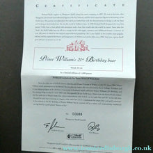 Load image into Gallery viewer, STEIFF LIMITED EDITION Teddy Bear (2003) Prince William 21st Birthday Steiff Bear
