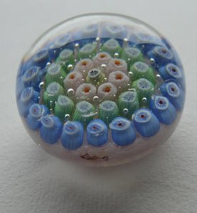 Cute Little MINIATURE Scottish Strathearn Glass Paperweight. 1970s