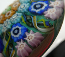 Load image into Gallery viewer, 1950s Scottish VASART Glass Paperweight with Millefiori Rosette
