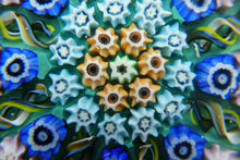 Load image into Gallery viewer, 1950s Scottish VASART Glass Paperweight with Millefiori Rosette
