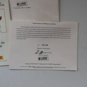 BOXED: Vintage 2002 STEIFF BEAR. Very Large Classic LIMITED EDITION "Bear 55 PB 1902" Bear EAN (663123)