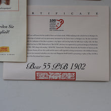 Load image into Gallery viewer, BOXED: Vintage 2002 STEIFF BEAR. Very Large Classic LIMITED EDITION &quot;Bear 55 PB 1902&quot; Bear EAN (663123)
