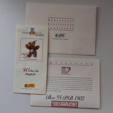 Load image into Gallery viewer, BOXED: Vintage 2002 STEIFF BEAR. Very Large Classic LIMITED EDITION &quot;Bear 55 PB 1902&quot; Bear EAN (663123)
