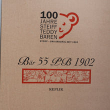 Load image into Gallery viewer, BOXED: Vintage 2002 STEIFF BEAR. Very Large Classic LIMITED EDITION &quot;Bear 55 PB 1902&quot; Bear EAN (663123)

