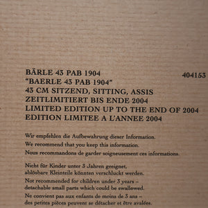 BOXED: Vintage 2004 STEIFF BEAR. Very Large Classic LIMITED EDITION Baerle 43 PAB 1904 Bear (404153)