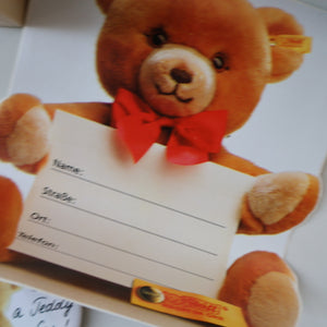 BOXED: Vintage 2002 STEIFF BEAR. Large Classic LIMITED EDITION British Collector's Bear (660726)