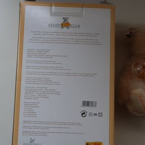 BOXED: Highly Collectable "Jewels" Vintage 2007 SWAROVSKI STEIFF BEAR with Christmas Crystal Heart Pendant (669873)