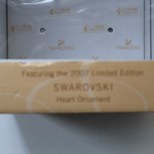 Load image into Gallery viewer, BOXED: Highly Collectable &quot;Jewels&quot; Vintage 2007 SWAROVSKI STEIFF BEAR with Christmas Crystal Heart Pendant (669873)
