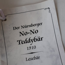 Load image into Gallery viewer, Vintage GEBRUDER BING Style / Steiff Musical Bear. Limited Edition of only 500. Musical No-No Lullaby Teddy Bear
