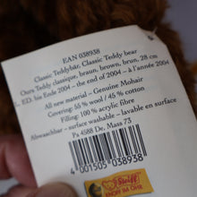 Load image into Gallery viewer, BOXED: Vintage 2004 STEIFF BEAR. Classic Brown Bear with Tags (O38938)
