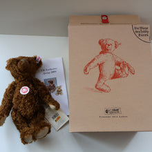Load image into Gallery viewer, BOXED: Vintage 2004 STEIFF BEAR. Classic Brown Bear with Tags (O38938)
