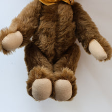Load image into Gallery viewer, Vintage STEIFF BEAR. Classic 1909 Brown Bear with Large Yellow Satin Ribbon
