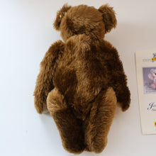 Load image into Gallery viewer, Vintage STEIFF BEAR. Classic 1909 Brown Bear with Large Yellow Satin Ribbon
