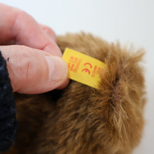 Load image into Gallery viewer, Vintage STEIFF BEAR. Classic 1909 Brown Bear with Large Yellow Satin Ribbon
