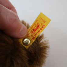 Load image into Gallery viewer, Vintage STEIFF BEAR. Classic 1909 Brown Bear with Large Yellow Satin Ribbon
