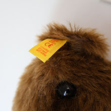 Load image into Gallery viewer, Vintage STEIFF BEAR. Classic 1909 Brown Bear with Large Yellow Satin Ribbon
