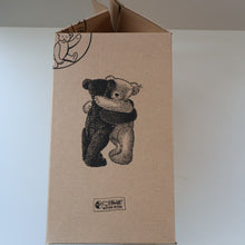 Load image into Gallery viewer, Vintage STEIFF BEAR. Classic 1909 Brown Bear with Large Yellow Satin Ribbon
