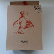 Load image into Gallery viewer, Vintage STEIFF BEAR. Classic 1909 Brown Bear with Large Yellow Satin Ribbon
