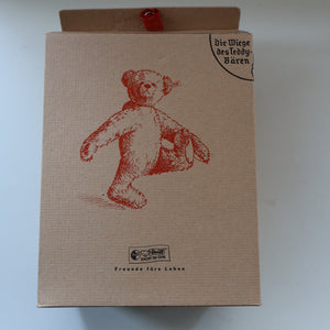 Vintage STEIFF BEAR. Classic 1909 Brown Bear with Large Yellow Satin Ribbon