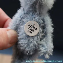 Load image into Gallery viewer, BOXED Collectable Miniature Steiff Club Membership Gift 2004. Pale Blue Bear with Certifcate
