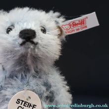 Load image into Gallery viewer, BOXED Collectable Miniature Steiff Club Membership Gift 2004. Pale Blue Bear with Certifcate
