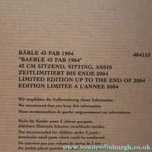 Load image into Gallery viewer, BOXED: Vintage 2004 STEIFF BEAR. Very Large Classic LIMITED EDITION Baerle 43 PAB 1904 Bear (404153)
