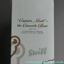 Load image into Gallery viewer, LARGE Steiff Bear. Limited Edition 2004. Captain Mach. The CONCORDE BEAR
