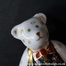 Load image into Gallery viewer, 2004 Royal Crown Derby Special Edition. Goviers Shopper Bear Figurine - Royal Crown Derby Paperweight
