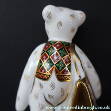 Load image into Gallery viewer, 2004 Royal Crown Derby Special Edition. Goviers Shopper Bear Figurine - Royal Crown Derby Paperweight
