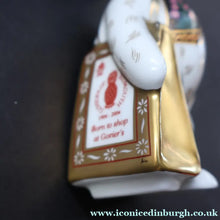 Load image into Gallery viewer, 2004 Royal Crown Derby Special Edition. Goviers Shopper Bear Figurine - Royal Crown Derby Paperweight
