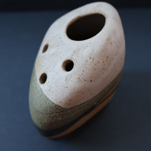 STUDIO POTTERY. SMALL 1960s TREMAEN Pottery Pebble Vase by Peter Ellery, Cornwall