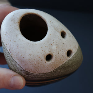STUDIO POTTERY. SMALL 1960s TREMAEN Pottery Pebble Vase by Peter Ellery, Cornwall