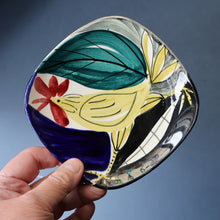 Load image into Gallery viewer, 1950s Norwegian STAVANGERFLINT Decorative Plate with Abstract Bird. Designed by Inger Waage

