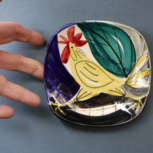 Load image into Gallery viewer, 1950s Norwegian STAVANGERFLINT Decorative Plate with Abstract Bird. Designed by Inger Waage

