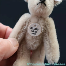 Load image into Gallery viewer, BOXED Collectable Miniature Steiff Club Membership Gift 2005. Silver Grey Bear with Certificate
