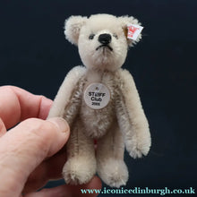 Load image into Gallery viewer, BOXED Collectable Miniature Steiff Club Membership Gift 2005. Silver Grey Bear with Certificate
