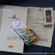 Load image into Gallery viewer, BOXED Collectable Miniature Steiff Club Membership Gift 2005. Silver Grey Bear with Certificate
