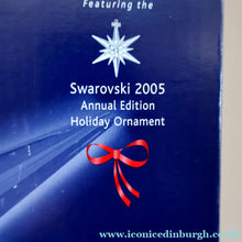 Load image into Gallery viewer, BOXED: Highly Collectable Vintage 2005 SWAROVSKI STEIFF BEAR with Christmas Crysal Star Pendant (668401)
