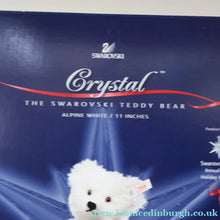 Load image into Gallery viewer, BOXED: Highly Collectable Vintage 2005 SWAROVSKI STEIFF BEAR with Christmas Crysal Star Pendant (668401)
